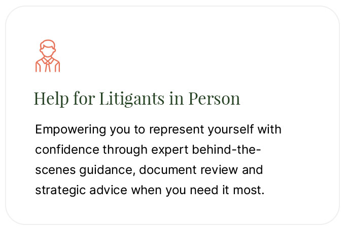 Help for Litigants in Person