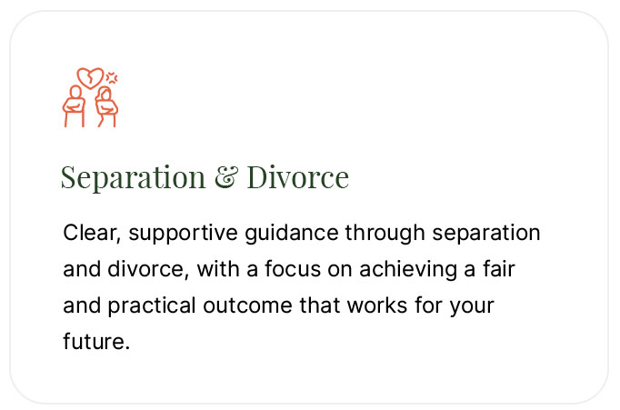 Separation & Divorce